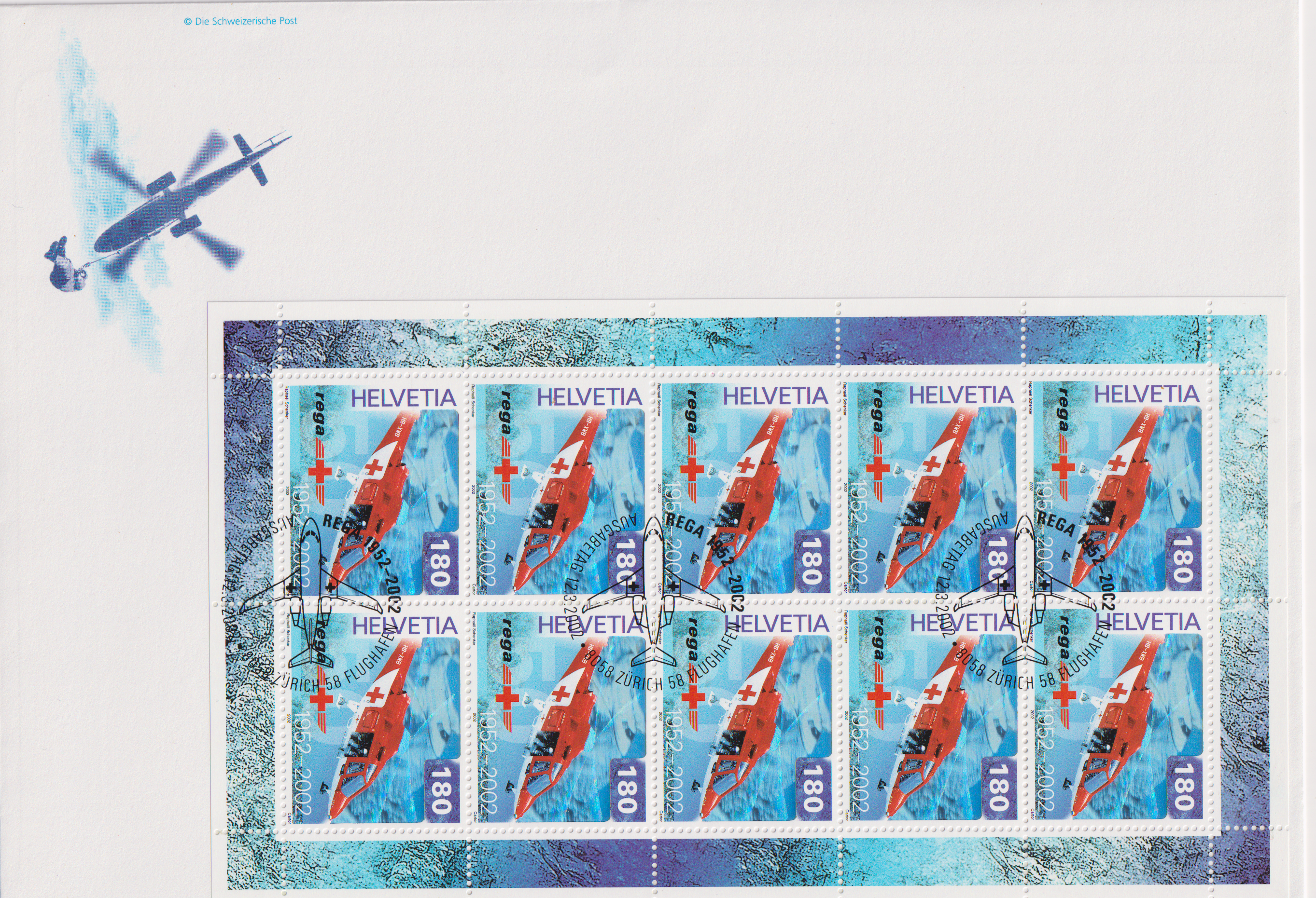 50 Jahre Rega Block FDC