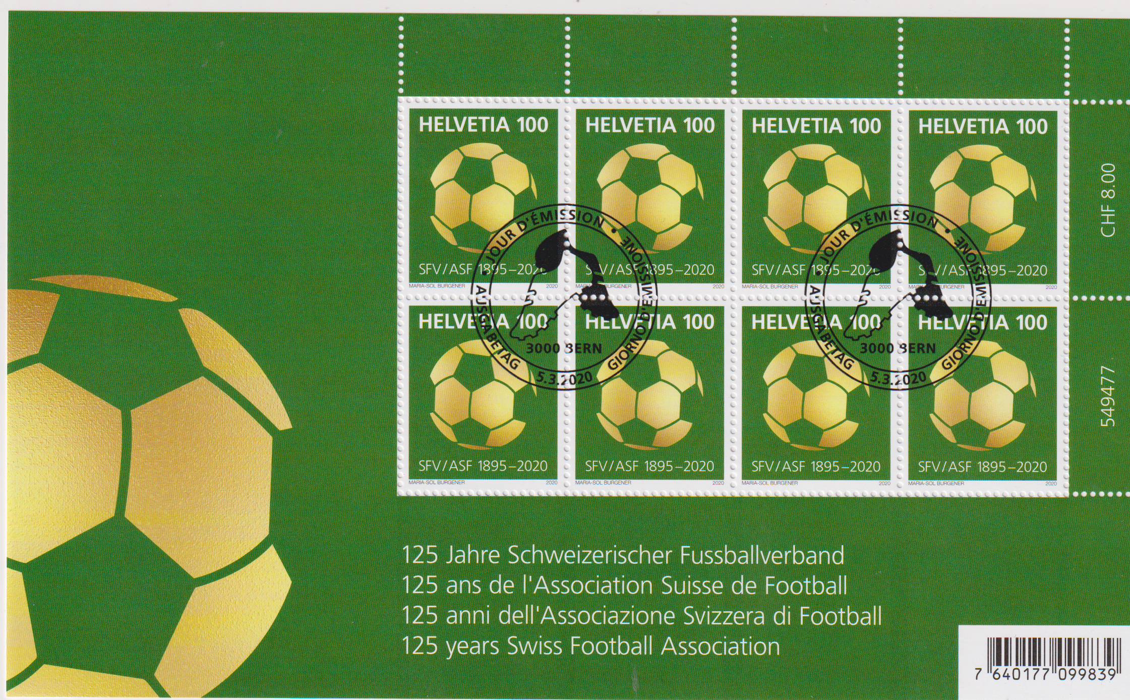 125 Jahre Fussballverband Kleinbogen