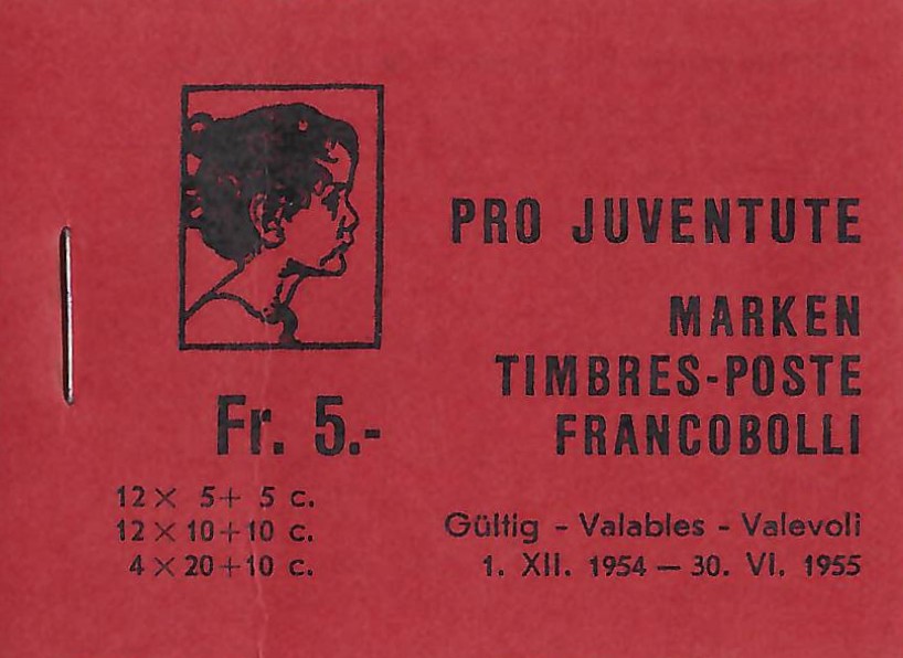 Pro Juventute Markenheft 1954