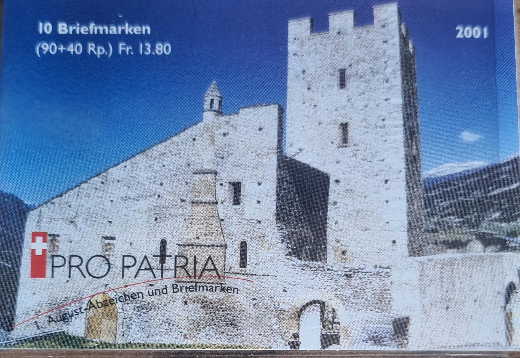 Pro Patria Markenheft 2001